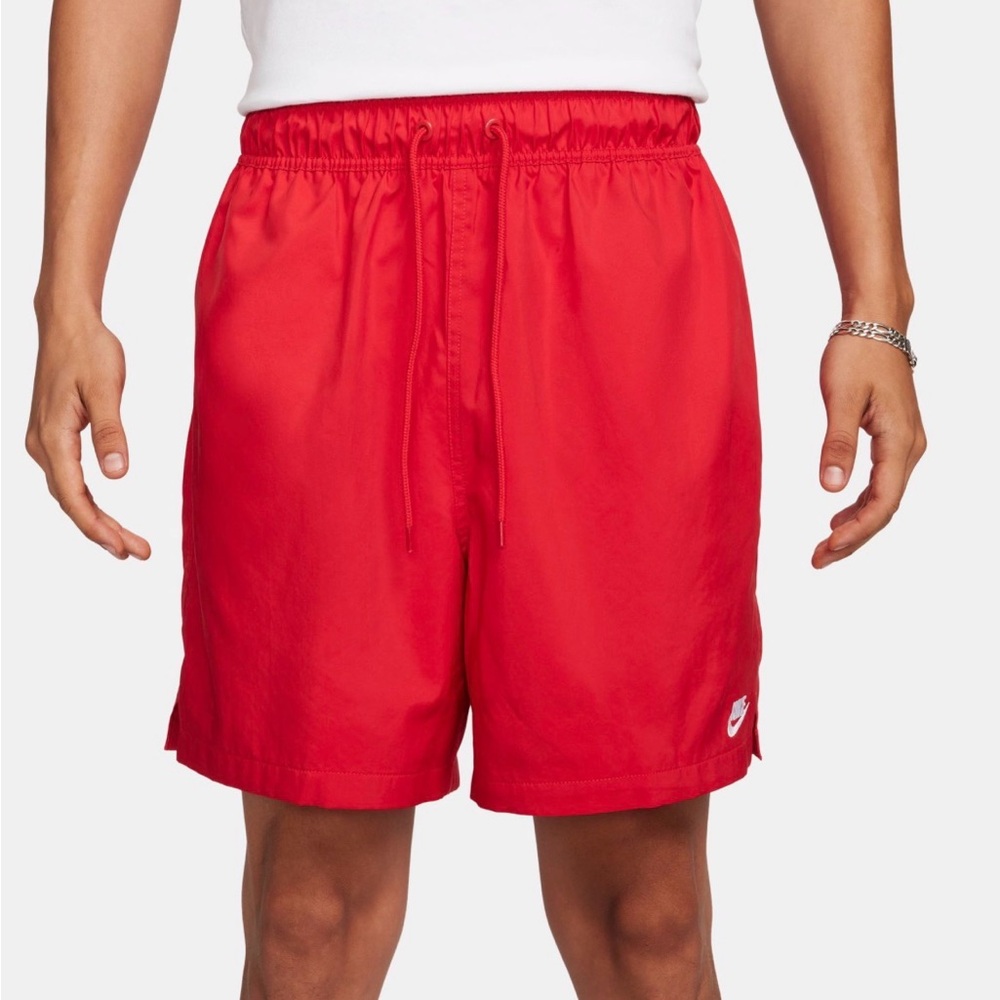 Nike Men's Club Flow Orange Woven Comfy‎ Running Fitness Hiking Shorts Sz L NWT